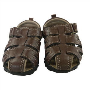 Wonder Nation Boys Brown Sandals Size 3